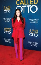 الممثلة ماريانا تريفينو خلال حضورها دعوة مصورة لأغنية A Man Called Otto في المتحف الأكاديمي للصور المتحركة في لوس أنجلوس.   رويترز