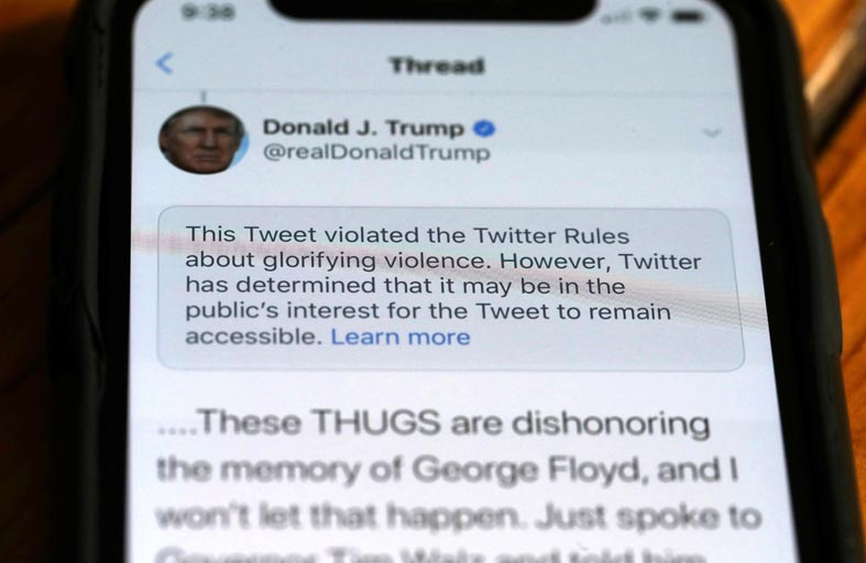 حرب مفتوحة بين ترامب وتويتر 