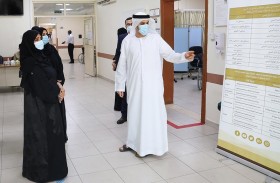 مدير عام مؤسسة الإمارات للخدمات الصحية يتفقد كفاءة الخدمات في مستشفى الكويت بالشارقة
