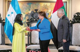 سفيرة الإمارات تقدم أوراق اعتمادها إلى رئيسة هندوراس