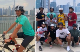 سياحة الدراجات الهوائية وجولة في مدن الدولة بدأت بمدينة دبي لمسافة 30 كيلو متر