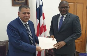 سفير الإمارات غير المقيم يقدم أوراق اعتماده لوزير خارجية ليبيريا