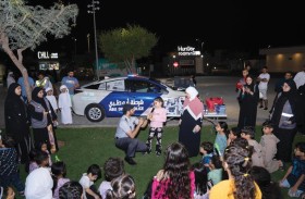 شرطة أبوظبي تشارك في الفعاليات الرمضانية في ساحة خليفة 
