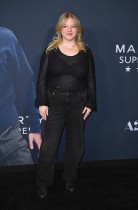 الممثلة والمخرجة الأمريكية فرانشيسكا سكورسيزي لدى حضورها العرض الأول لفيلم «مارتي سوبريم» في نيويورك. ا ف ب