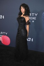 الممثلة الأمريكية الألمانية أوديسا أزيون لدى حضورها العرض الأول لفيلم «مارتي سوبريم» في نيويورك.ا ف ب