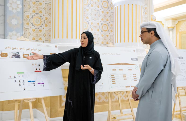 منصور بن زايد يوجه بتكثيف الجهود لتعزيز فرص المواطنين في منظومة العمل بالقطاع الخاص 