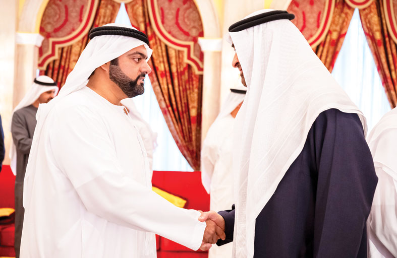 رئيس الدولة وحكام الإمارات والشيوخ يعزون محمد بن راشد في وفاة أحمد بن راشد 