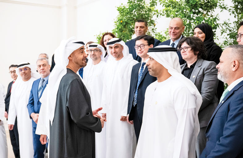رئيس الدولة يؤكد حرص الإمارات على إرساء منظومة أكاديمية قادرة على مواكبة المتغيرات العالمية 