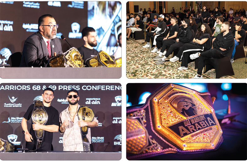 «محاربي الإمارات» تنطلق اليوم في العين بمشاركة 44 مقاتلاً 