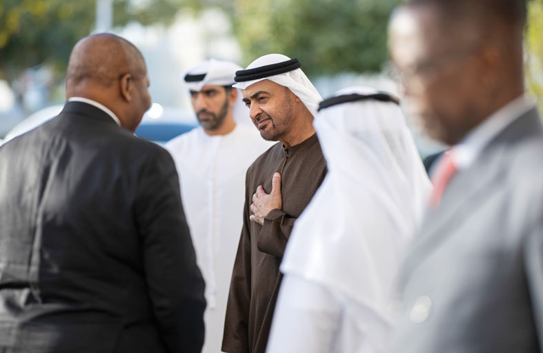 رئيس الدولة يؤكد حرص الإمارات على مواصلة بناء شراكات تنموية مع الدول الأفريقية 