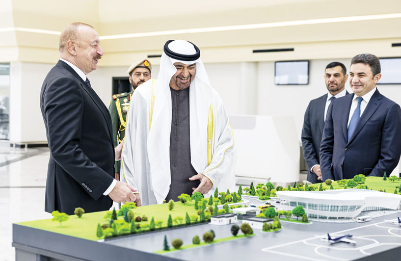 رئيس الدولة ورئيس أذربيجان يؤكدان العمل لترسيخ أسس السلام والاستقرار والأمن العالمي 