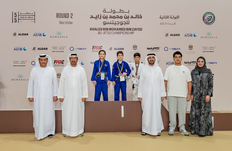 بني ياس بطلاً والعين وصيفاً للجولة الثانية من بطولة خالد بن محمد بن زايد للجوجيتسو 