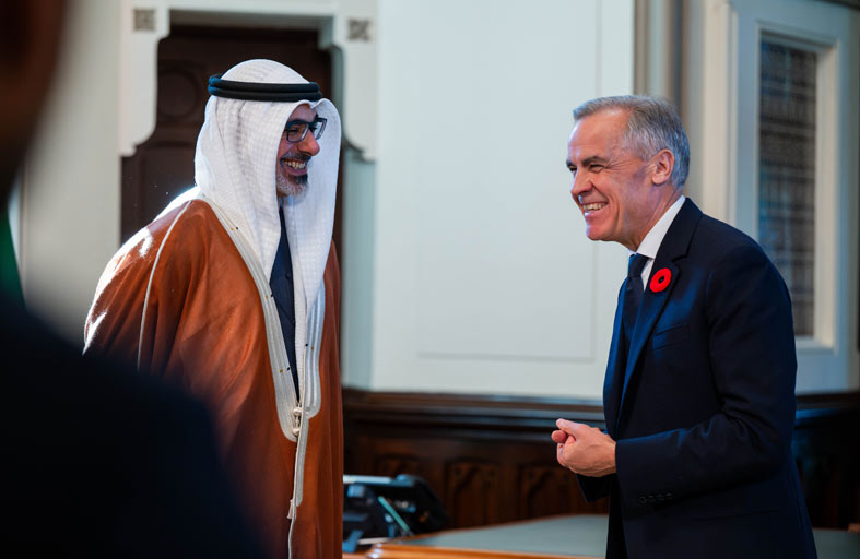 ولي عهد أبوظبي ورئيس وزراء كندا يبحثان سُبل تعزيز الشراكة الاستراتيجية وتوسيع آفاق التعاون بين البلدين 