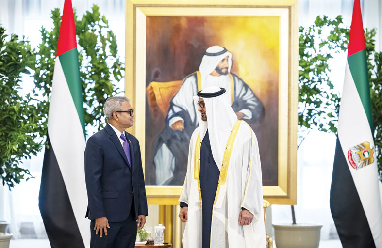 رئيس الدولة يتسلم أوراق اعتماد عدد من السفراء المعتمدين لدى الدولة بحضور منصور بن زايد 