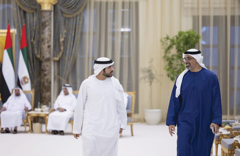 رئيس الدولة يستقبل حكام الإمارات وأولياء العهود ونواب الحكام بمناسبة شهر رمضان المبارك 