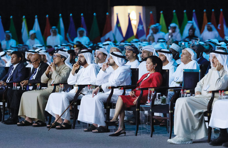 بحضور محمد بن راشد ومنصور بن زايد.. سيف بن زايد في القمة العالمية للحكومات: الإمارات تَعِد وتفي في كل الأوقات.. هذه هي مصداقية محمد بن زايد 