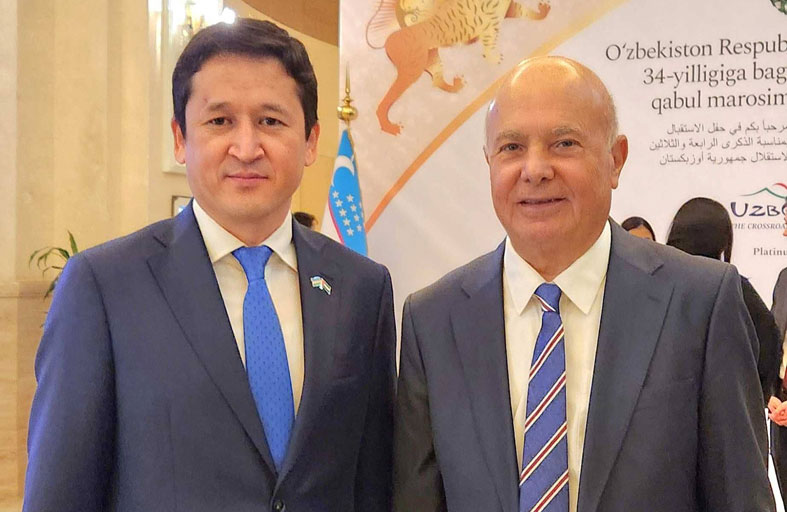 سفير أوزبكستان في أبوظبي يقيم حفل استقبال بمناسبة اليوم الوطني لبلاده 