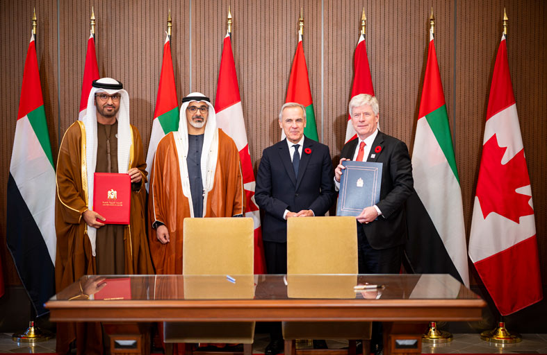 ولي عهد أبوظبي ورئيس وزراء كندا يبحثان سُبل تعزيز الشراكة الاستراتيجية وتوسيع آفاق التعاون بين البلدين 