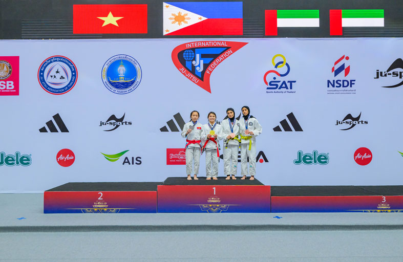 منتخبنا الوطني للجوجيتسو يرفع رصيده إلى 11 ميدالية في بطولة العالم للناشئين بتايلاند 