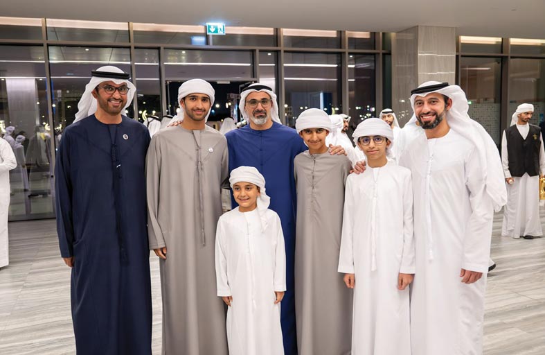 خالد بن محمد بن زايد يحضر فعالية أدنوك الرمضانية 