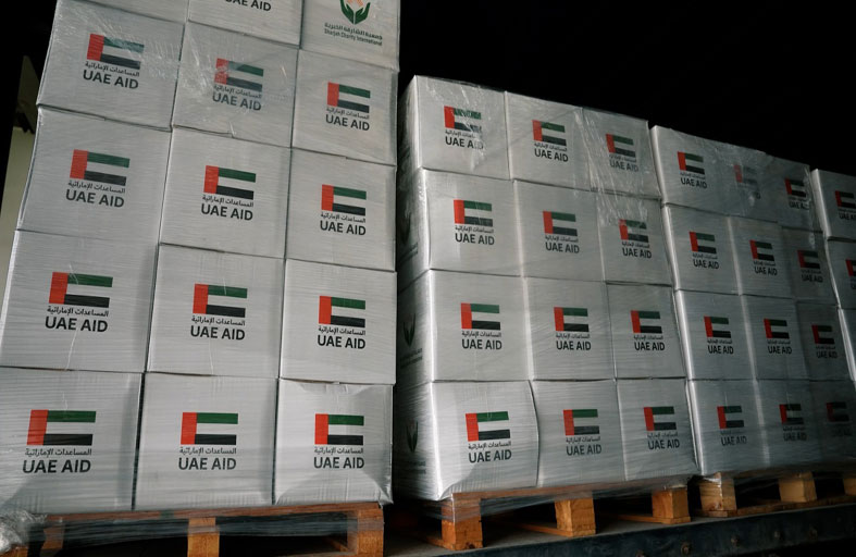 الإمارات تواصل دعمها الإغاثي العاجل لأفغانستان وتجهز سفينة محملة بآلاف الأطنان من المساعدات الإنسانية للمتضررين من الزلزال 