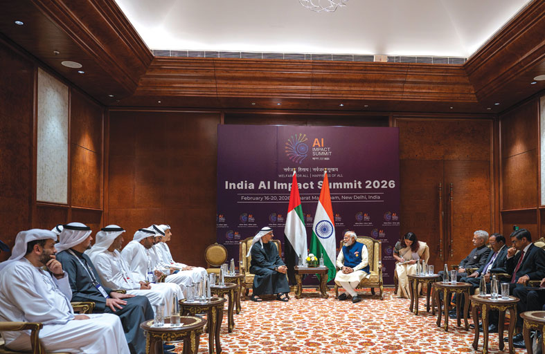 ولي عهد أبوظبي يبحث مع مودي آفاق تعزيز الشراكة الاستراتيجية بين الإمارات والهند 