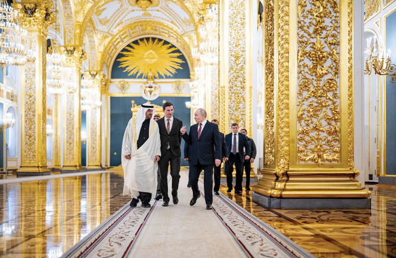 رئيس الدولة يؤكد أهمية ترسيخ السلام والاستقرار في العالم ومعالجة مختلف النزاعات سلميا 