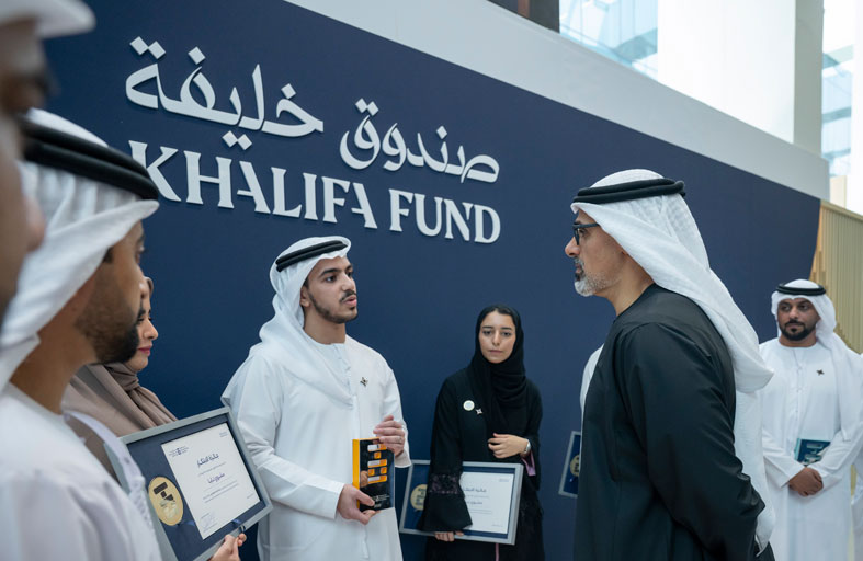 خالد بن محمد بن زايد يلتقي الفائزين بجوائز النسخة الثانية من «مسابقة صندوق خليفة لريادة الأعمال» 