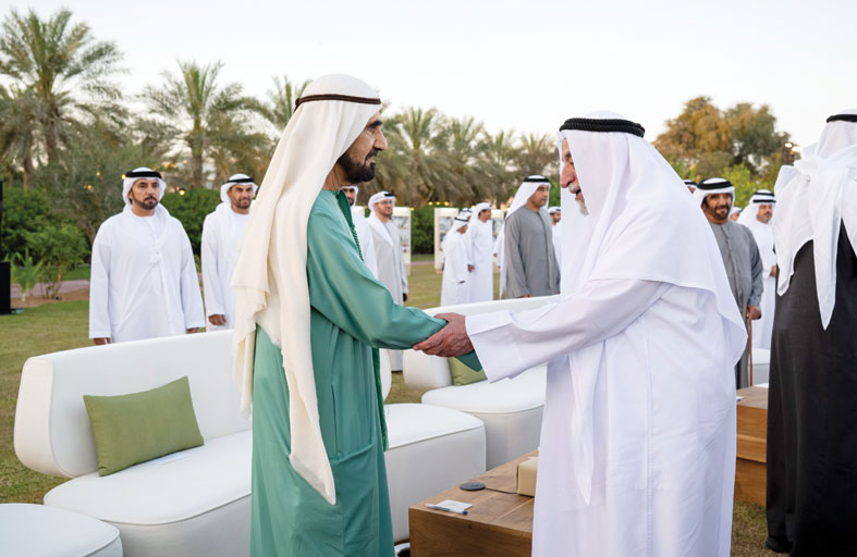 رئيس الدولة يستقبل حكام الإمارات بمناسبة شهر رمضان المبارك 