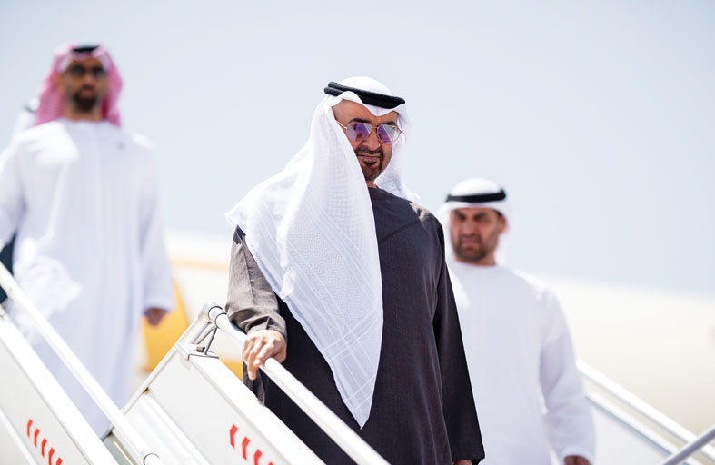 رئيس الدولة وولي عهد السعودية يؤكدان أهمية تحقيق السلام الشامل والعادل على أساس «حل الدولتين» 