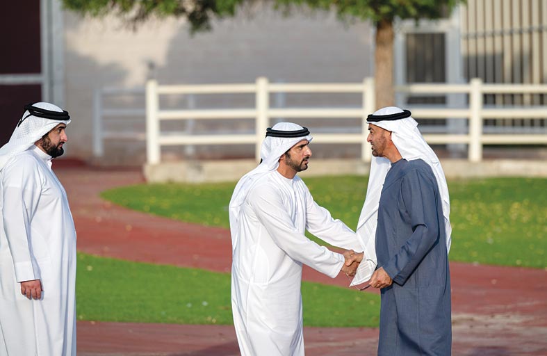 رئيس الدولة ومحمد بن راشد يبحثان شؤون الوطن والمواطن  