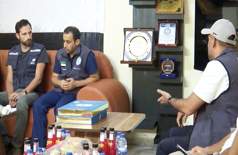 وفد من منظمة الصحة العالمية يزور المستشفى الميداني الإماراتي في قطاع غزة ويشيد بجهوده الإنسانية 