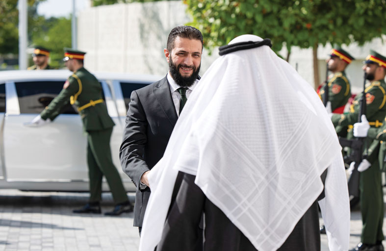 رئيس الدولة يؤكد دعم الإمارات كل ما يحقق تطلعات الشعب السوري الشقيق نحو الاستقرار والتنمية 