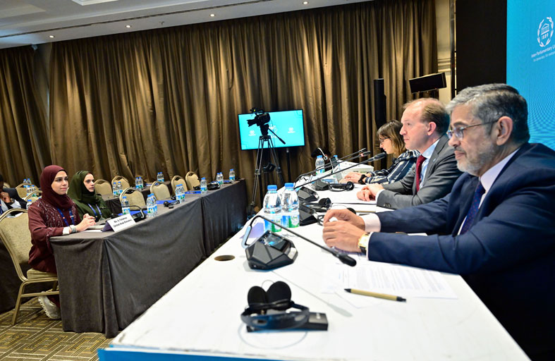 سارة فلكناز تشارك في اجتماع لجنة مسائل الشرق الأوسط ضمن اجتماعات الاتحاد البرلماني الدولي في إسطنبول  