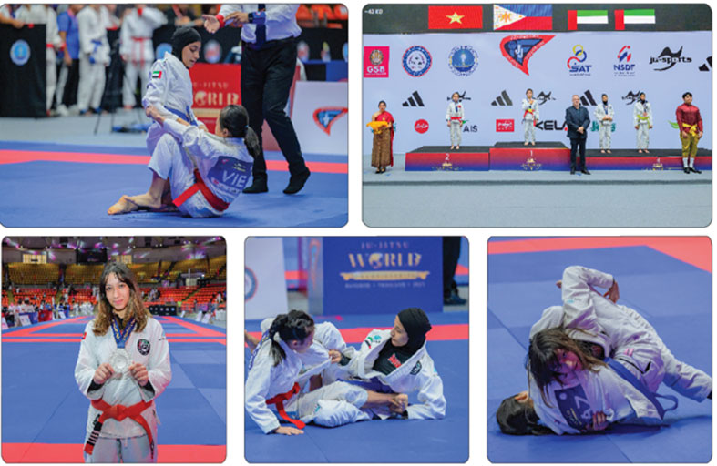 منتخبنا الوطني للجوجيتسو يرفع رصيده إلى 11 ميدالية في بطولة العالم للناشئين بتايلاند 