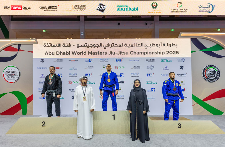 نجوم الحزام الأسود يتألقون في ختام منافسات الأساتذة ضمن بطولة أبوظبي العالمية لمحترفي الجوجيتسو 
