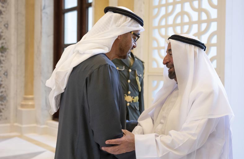 رئيس الدولة يستقبل حكام الإمارات وأولياء العهود ونواب الحكام بمناسبة شهر رمضان المبارك 