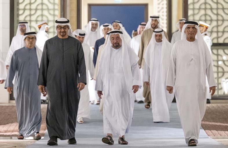 رئيس الدولة يستقبل حكام الإمارات وأولياء العهود ونواب الحكام بمناسبة شهر رمضان المبارك 