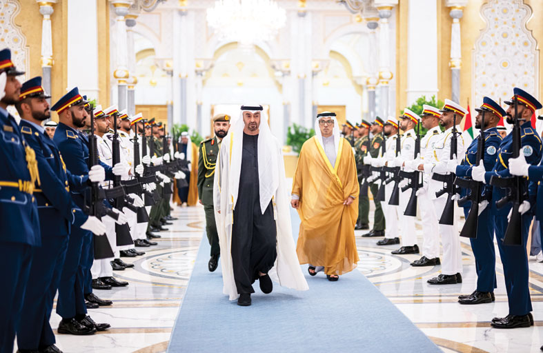 أمام رئيس الدولة .. سفراء الإمارات الجدد يؤدون اليمين القانونية وسموه يتسلم أوراق اعتماد عدد من السفراء المعينين لدى الدولة 