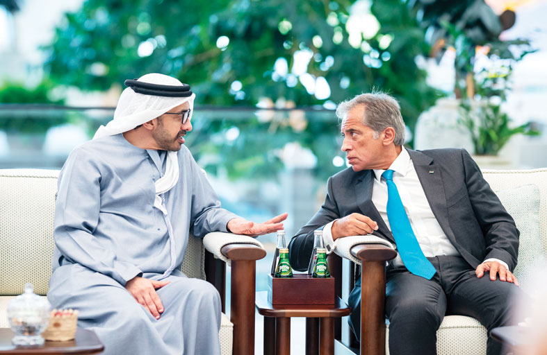 رئيس الدولة وملك الأردن يؤكدان أهمية ترسيخ الأمن والاستقرار المستدام في المنطقة 