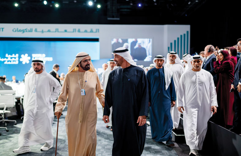 رئيس الدولة ومحمد بن راشد يفتتحان القمة العالمية للعلماء..أكبر تجمع عالمي للحائزين على جائزة نوبل وغيرها من الجوائز العلمية المرموقة 