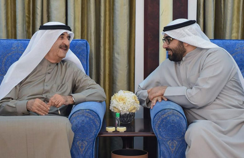 حاكم أم القيوين يستقبل المهنئين بحلول شهر رمضان 