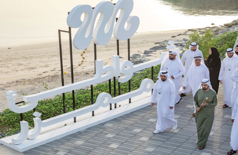 محمد بن راشد يتفقّد مشروع تطوير شواطئ الممزر بقيمة نصف مليار درهم ضمن حزمة مشاريع شاطئية تتجاوز تكلفتها 3 مليارات درهم 