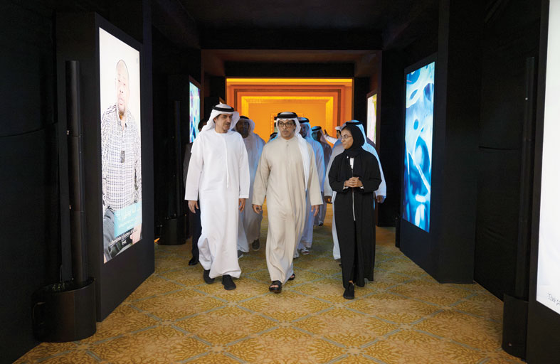 منصور بن زايد يشهد افتتاح مؤتمر مركز أبوظبي للخلايا الجذعية حول زراعة نخاع العظم والعلاجات الخلوية 2023 