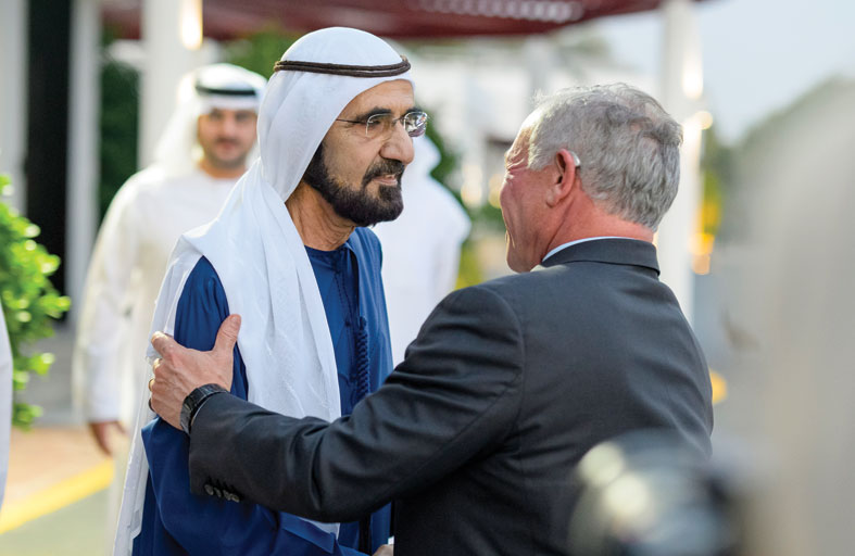 رئيس الدولة وملك الأردن يؤكدان ضرورة الوقف الفوري للتصعيد وتغليب الحوار والدبلوماسية 