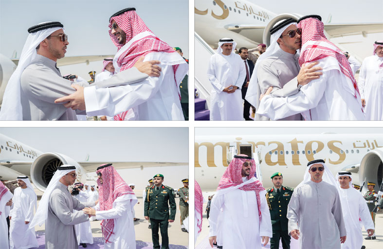 منصور بن زايد وخالد بن سلمان يبحثان في الرياض العلاقات الأخوية 