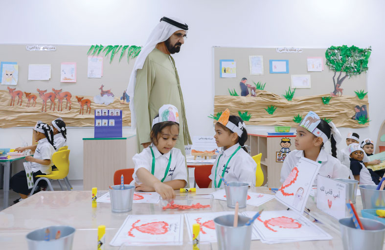 محمد بن راشد: الإمارات بقيادة رئيس الدولة تُولي قطاع التعليم أولوية رئيسية