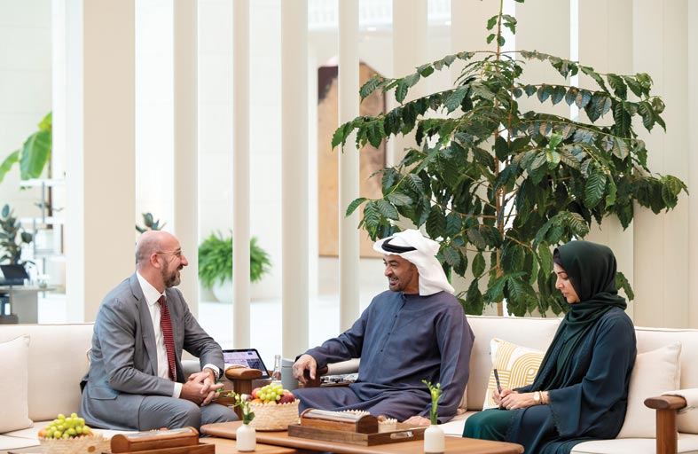 رئيس الدولة يؤكد دعم الامارات لجهود وقف الحرب في غزة وتعزيز أسباب الاستقرار والسـلام في المنطقة 