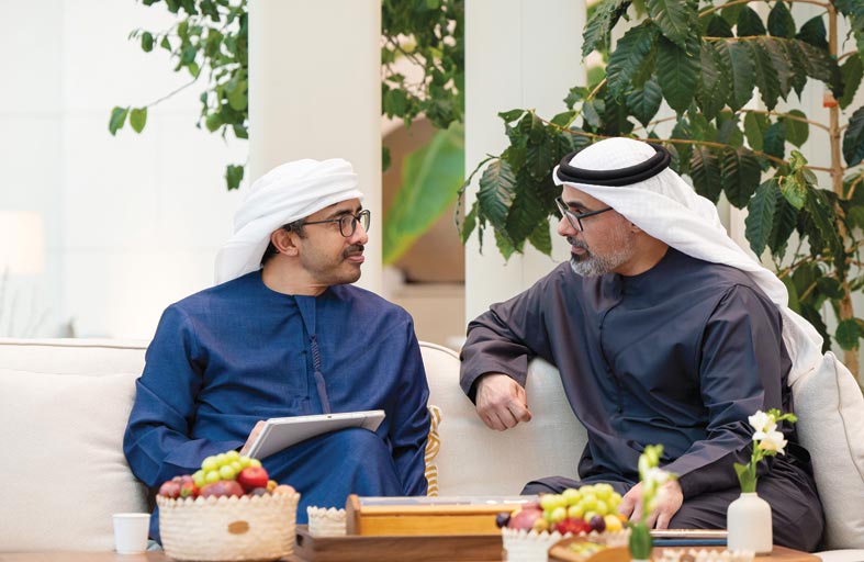 رئيس الدولة يؤكد دعم الامارات لجهود وقف الحرب في غزة وتعزيز أسباب الاستقرار والسـلام في المنطقة 