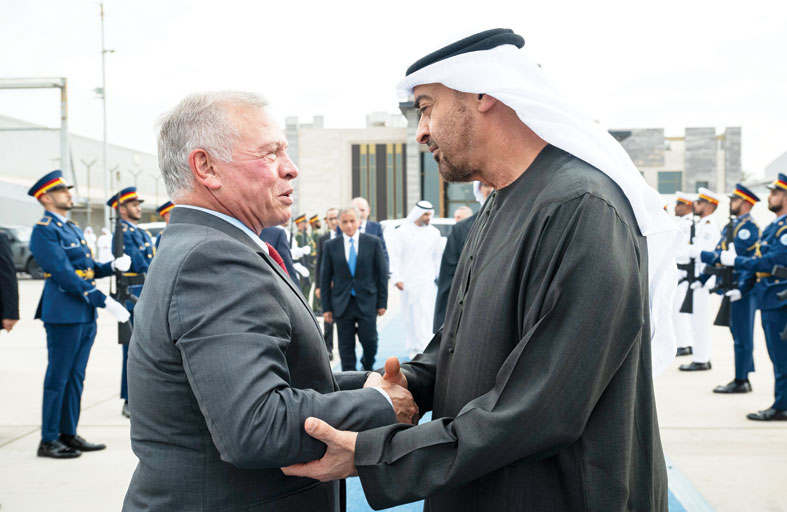 رئيس الدولة وملك الأردن: حل الدولتين السبيل الوحيد لتحقيق الاستقرار في المنطقة   